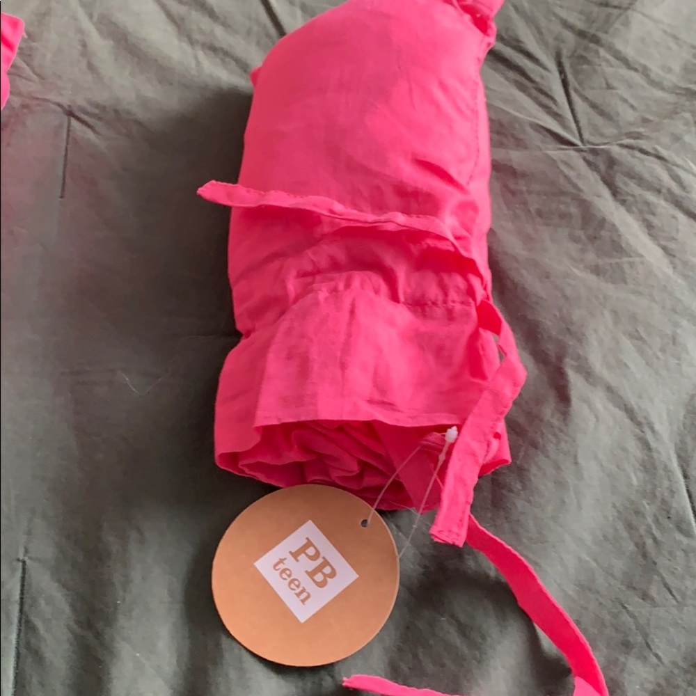PB Teen Twisted Sheer 63x40 NWT